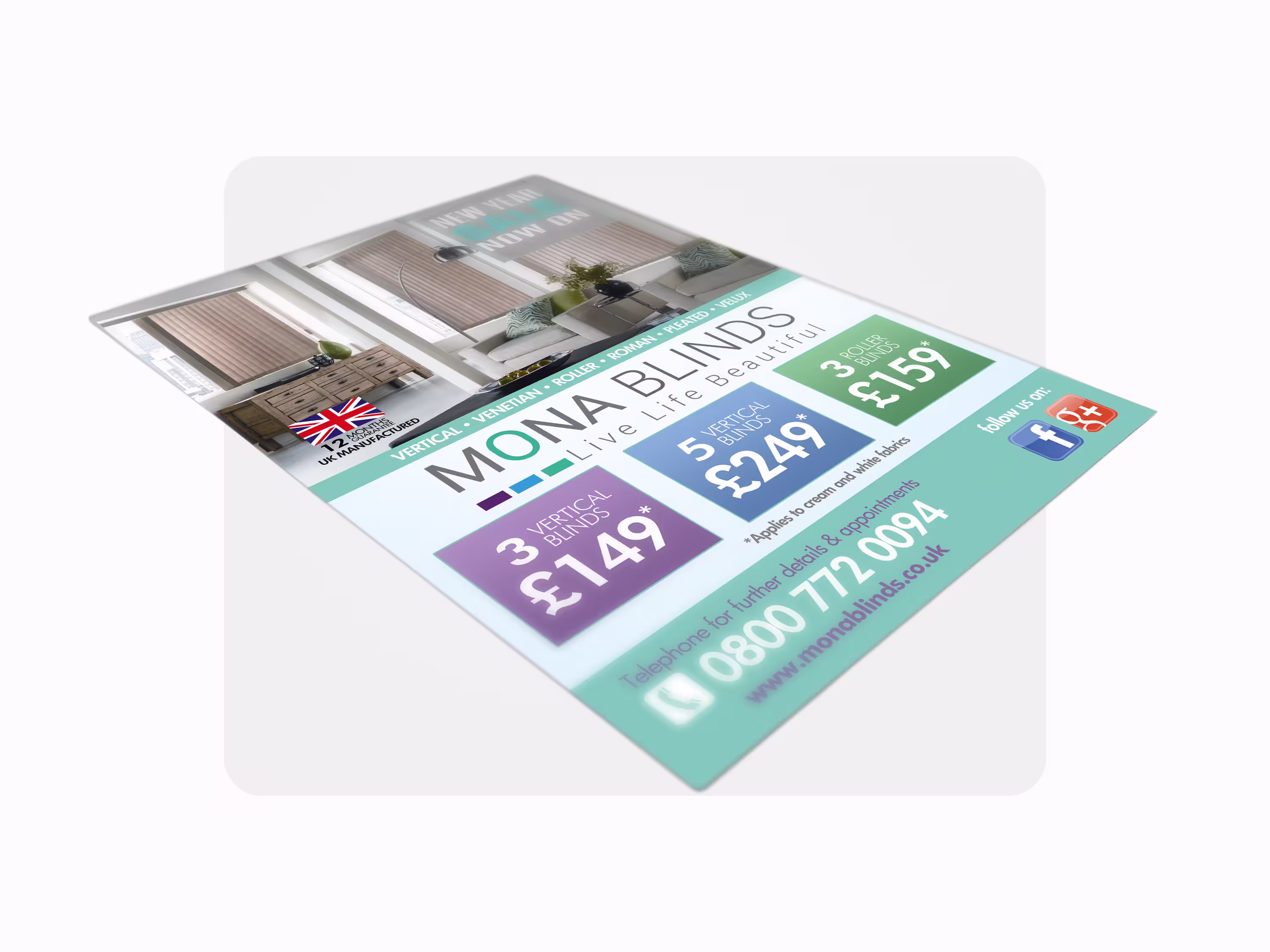 Leaflet design example 11